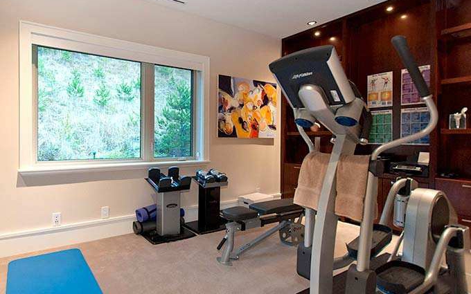 内江装修设计室内家庭健身房，让自己过上健康生活