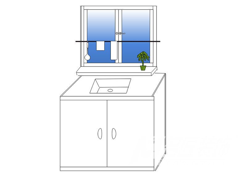 厨房室内装修设计规划-厨房洗菜槽